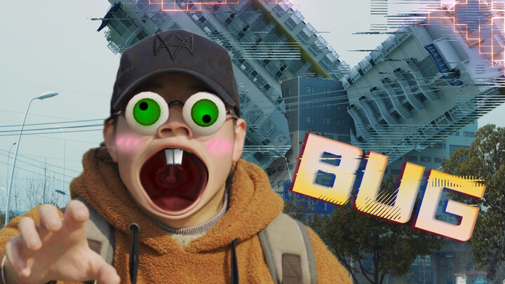 【Special Effects】A sand sculpture game bug actually broke into real life?