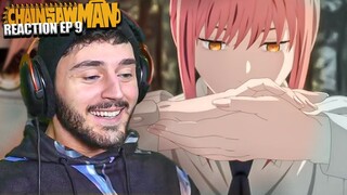 MAKIMA ÉCRASE MOI AUSSI PITIÉ ! CHAINSAW MAN EPISODE 9 REACTION FR