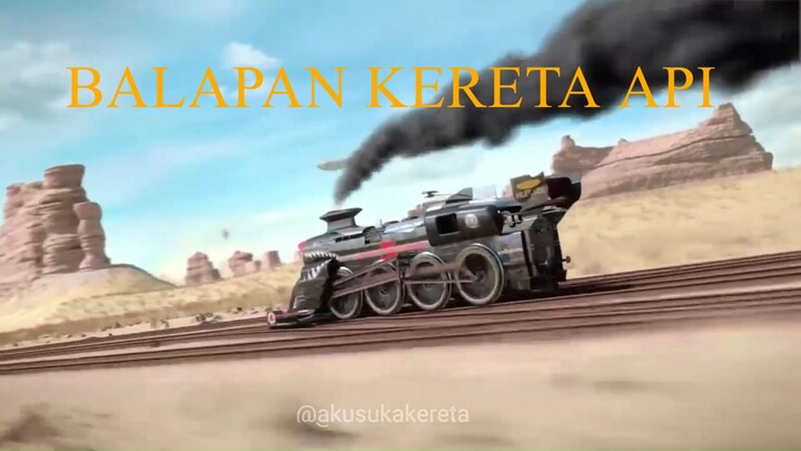 BALAPAN KERETA API UAP By @akusukakereta