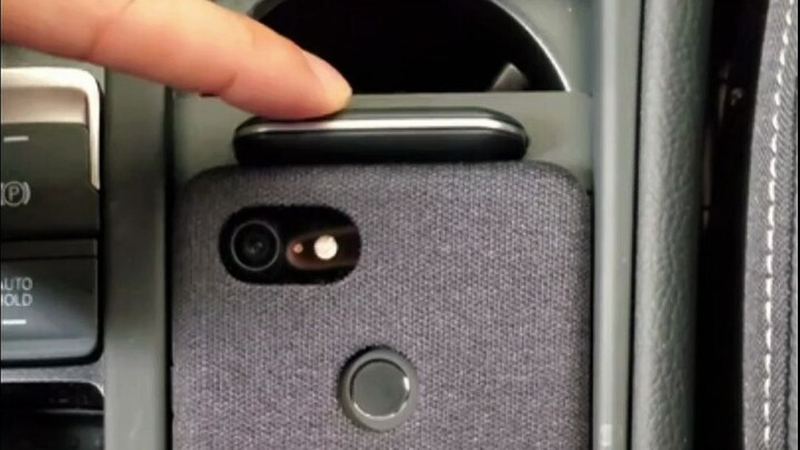 The Perfect Moment of Fitting Right Over the Speed Bump