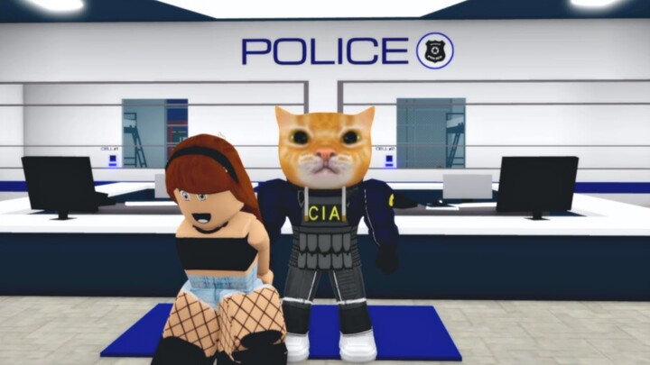 Stronk Cat Arrested Jenna - Brookhaven 🏡RP (CIA Movie)