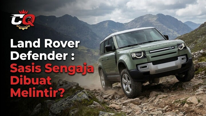 Land Rover Defender : Chassis sengaja dibuat melintir?