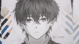 Menggambar Oreki Houtarou - Hyouka