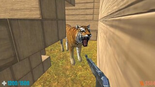 Survive in Insane FPS Dungeon. Animal Revolt Battle Simulator