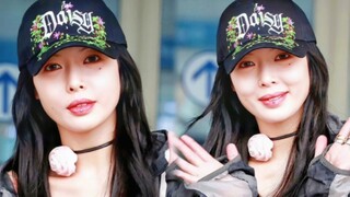 泫雅 马姐接了黑长发新机场！美回来了！