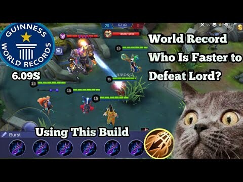 Fastest Mage To Solo Kill Lord World Record (Mobile Legends)