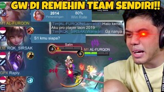 Pamer Winrate Ke Public Malah Di REMEHIN!! Gw Gendong Ampe Menang!! - Mobile Legends