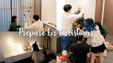 VLOGMAS | Prepare For Christmas With Us | Setting Up The Tree, Aesthetic House & Room Decoration