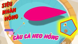 PLAY TOGETHER | THỬ MẶC ĐỒ SIÊU NHÂN HỒNG ĐI SĂN CÁ HEO HỒNG + CÁ TO KHỦNG ( Cà Chớn )