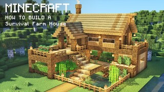 Minecraft: How To Build a Survival Farm House