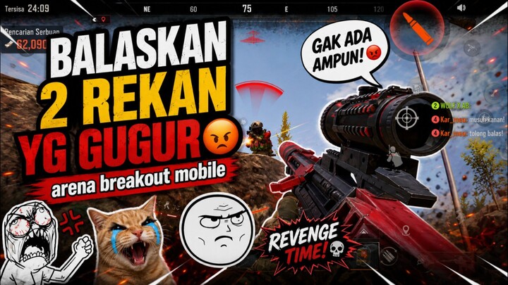 2 Rekan udah ngk bisa di selamatkan lagi - arena breakout gameplay