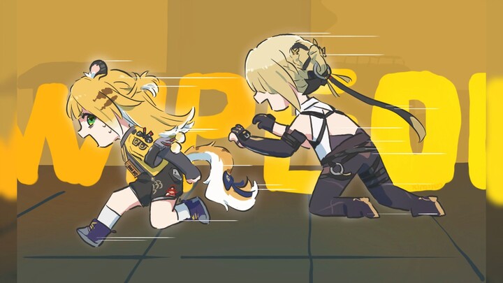【Weak-Hearted True Lord】Ju Fufu: Don’t come over here!!! Evelyn: Come, let me see!!