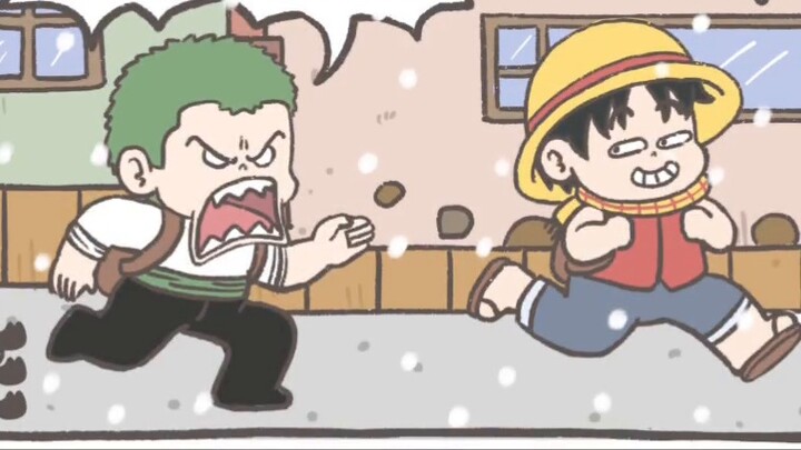 Ice-type three-sword style, how much of a beating can a low-grade pirate deserve?