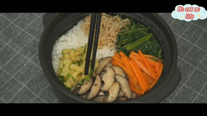 Cơm trộn Hàn Quốc - Bibimbap 3 #amthuc