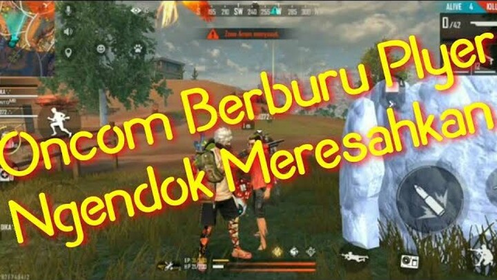 BERBURU PLAYER NGENDOK DI MAP KALAHARI-GARENA FREE FIRE