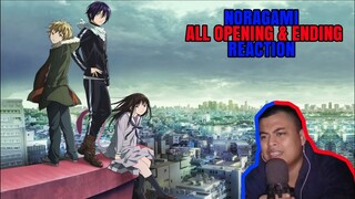 Noragami All Opening & Ending Reaction || Bongol Pika #anime #reaction #opening #ending