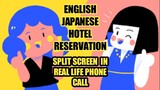 ENGLISH JAPANESE HOTEL RESERVATION (PHONE CALL)