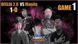 OFELIA 2.0(BISAYA) VS MANILA(TAGALOG)│GAME 1│~ Mobile Legends Bang Bang