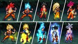 Goku (JUS) All Transformations Base-KK-FSS-SSJ1-SSJ2-SSJ3-SSJ4-SSJG-SSB-SSBKK-UI-MUI- MUGEN JUS CHAR