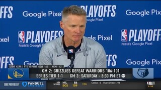 Steve Kerr calls Dillon Brooks' flagrant 2 foul on GP2 “dirty.” “He broke the code”