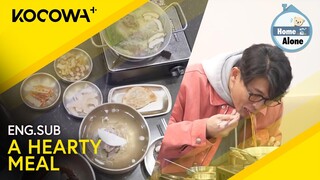 Ko Jun Treats Himself To A Hearty Meal To Help His Insomnia | Home Alone EP573 | KOCOWA+