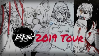 Inktober 2019 sketchbook tour