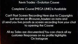Kevin Trades Course Evolution Course download