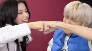 翰林line同学终于cha了!!tws韩志薰×nmixx张圭真 友谊长存