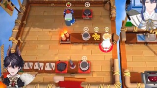 Click to watch two handsome male Vs team up to cook in the kitchen! How can this not be considered a