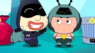 开心超人：小小怪也太惨了，刚来到未来衣服就被偷了