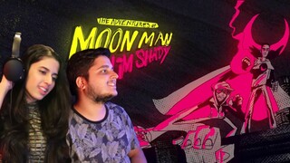 Kid Cudi, Eminem - The Adventures Of Moon Man & Slim Shady (Lyric Video Reaction)