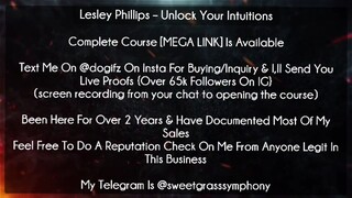 Lesley Phillips Course Unlock Your Intuitions download