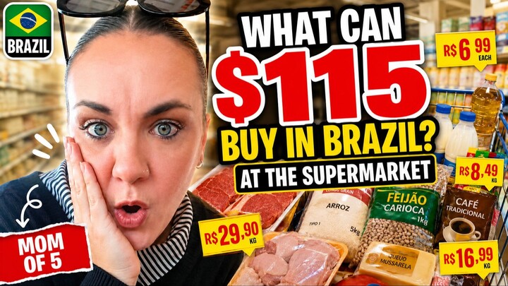 🛒 What Can R$600 Buy at a Supermarket in Brazil? 😱