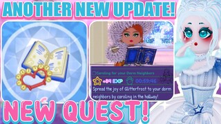 ANOTHER NEW UPDATE! New QUEST! New CAROLLING BOOK! New DORM UPDATE! 🏰 Royale High ROBLOX