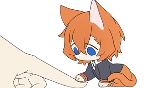 [ Bungo Stray Dog ] Cat paws on