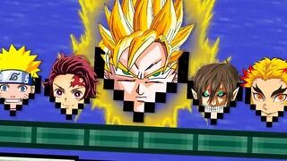 [PrestonPlayz/Subtitel Bahasa Mandarin] Minecraft, tapi ansambel anime Jepang yang penuh bintang
