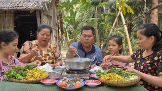 Bông Điên Điển Cuối Mùa Nấu Món Này Là Ngon Nhất | TKQ & Family T885