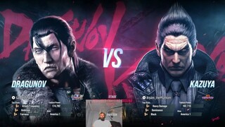 Tekken 8 ranked match with my Dragunov vs this assertive Kazuya player