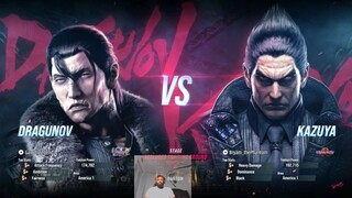 Tekken 8 ranked match with my Dragunov vs this assertive Kazuya player