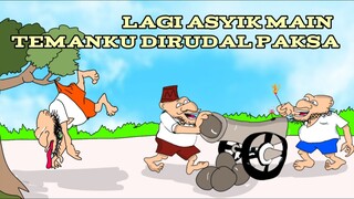 saat merayakan hari lebaran(animasi lucu)