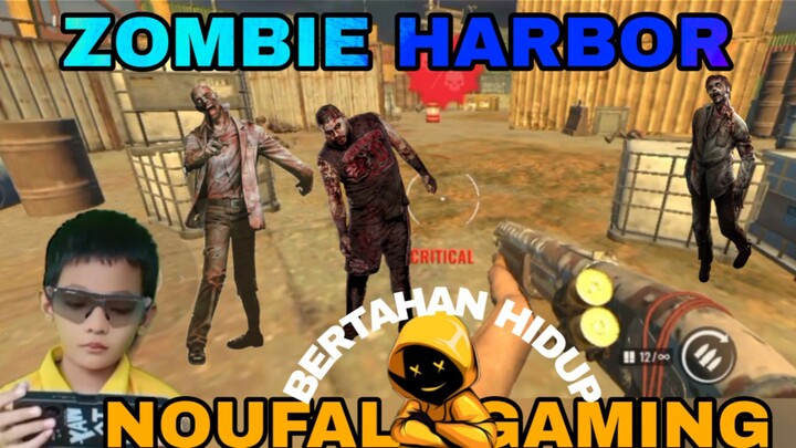 main game zombie, bertahan dari serangan zombie, game zombie harbor
