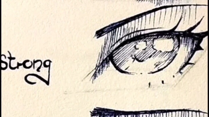 basic of anime eye drawing