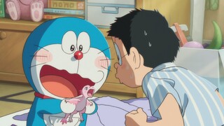 If you are in a bad mood, let the cute little Doraemon heal you.