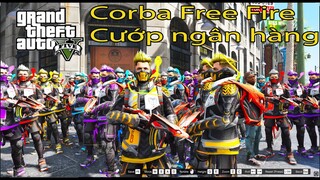 GTA 5 Mod - 500 Anh Em Cobra Free Fire Cướp Ngân Hàng
