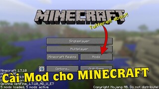 Hướng dẫn cách cài mods cho MINECRAFT Tlauncher miễn phí mới nhất 2021|Minecraft GainG