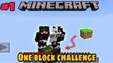 One Block Challenge Tagalog | nag babalik kami para guluhin kayo (Minecraft Pocket Edition)