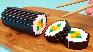 Lego KimBap - เลโก้ในชีวิตจริง การทำอาหารแบบสต็อปโมชั่น & ASMR