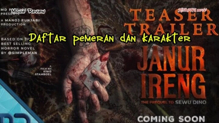 Daftar pemeran dan karakter film horor Janur Ireng Sewu Dino