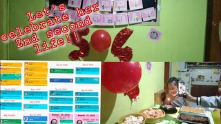 Simple birthday celebration para Kay mama || Thank you superchatters