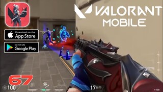 VALORANT Mobile Gameplay (Android, ios) (Hyper Front Gameplay) BEST Multiplayer Game - part 67